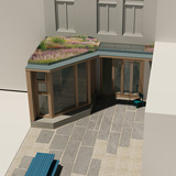 ecologische architect uitbouw woonhuis groen dak renovatie amsterdam
